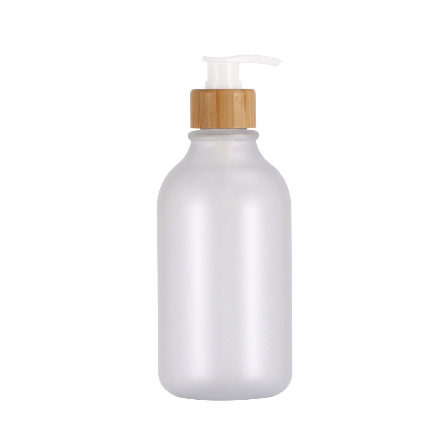 Push Round Shoulder Frosted Lotion Bottle PET Plastic Shampoo Bottle Shower Gel - Pacisia