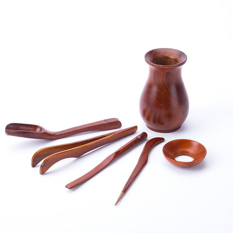 Red sandalwood vase - Pacisia