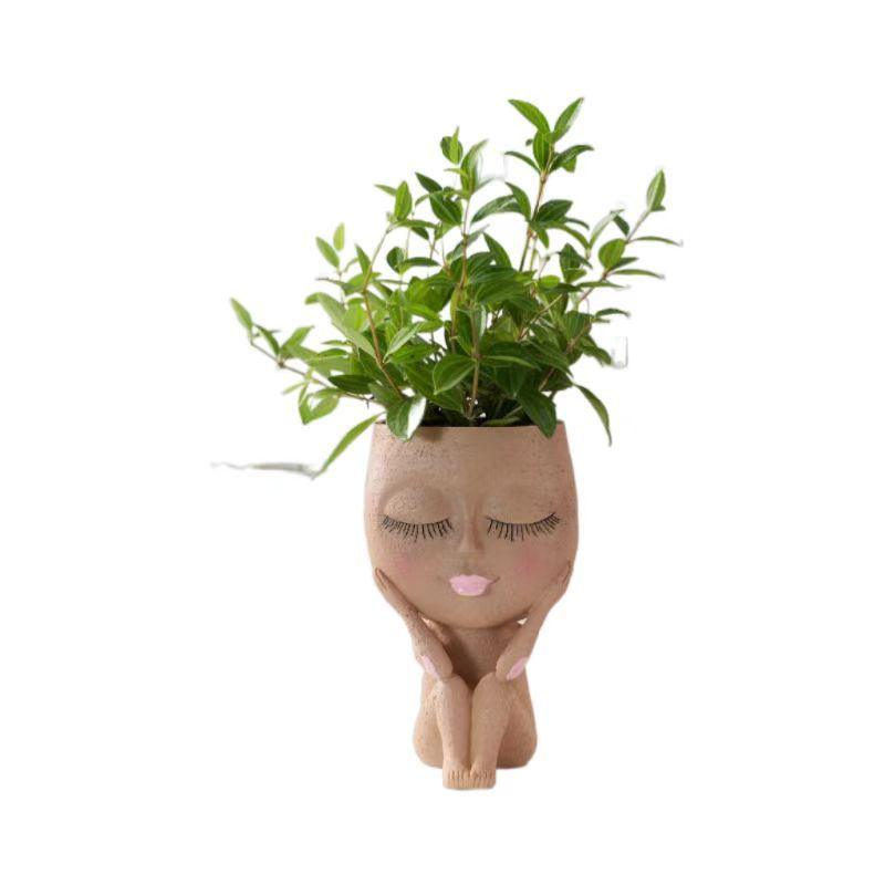 Resin Vase Girl Kiss Decorations - Pacisia