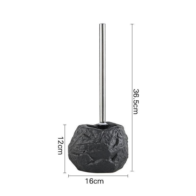 Retro Stone Toilet Brush Creative Bathroom Cleaning Brush - Pacisia