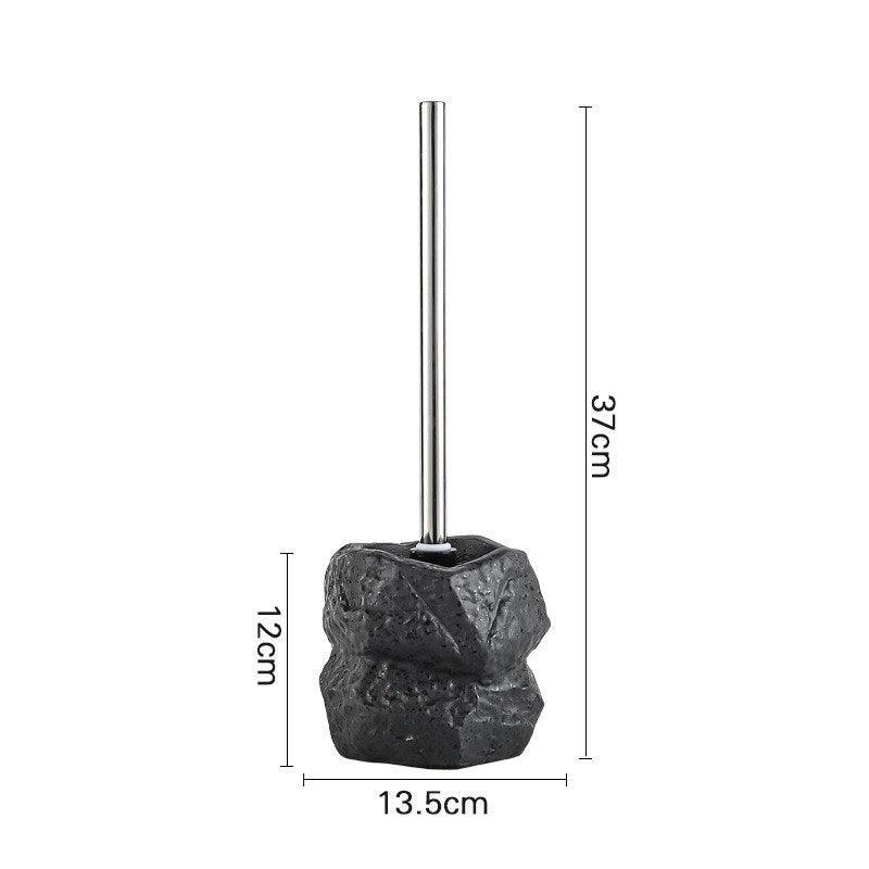 Retro Stone Toilet Brush Creative Bathroom Cleaning Brush - Pacisia
