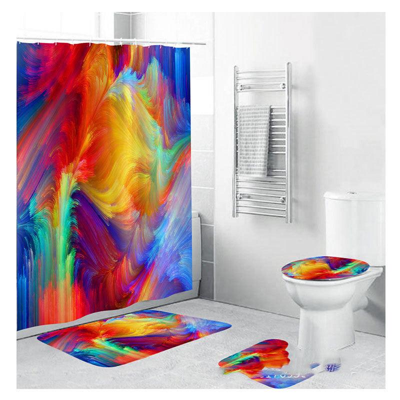 Shower curtain shower cover waterproof shower curtain fabric - Pacisia