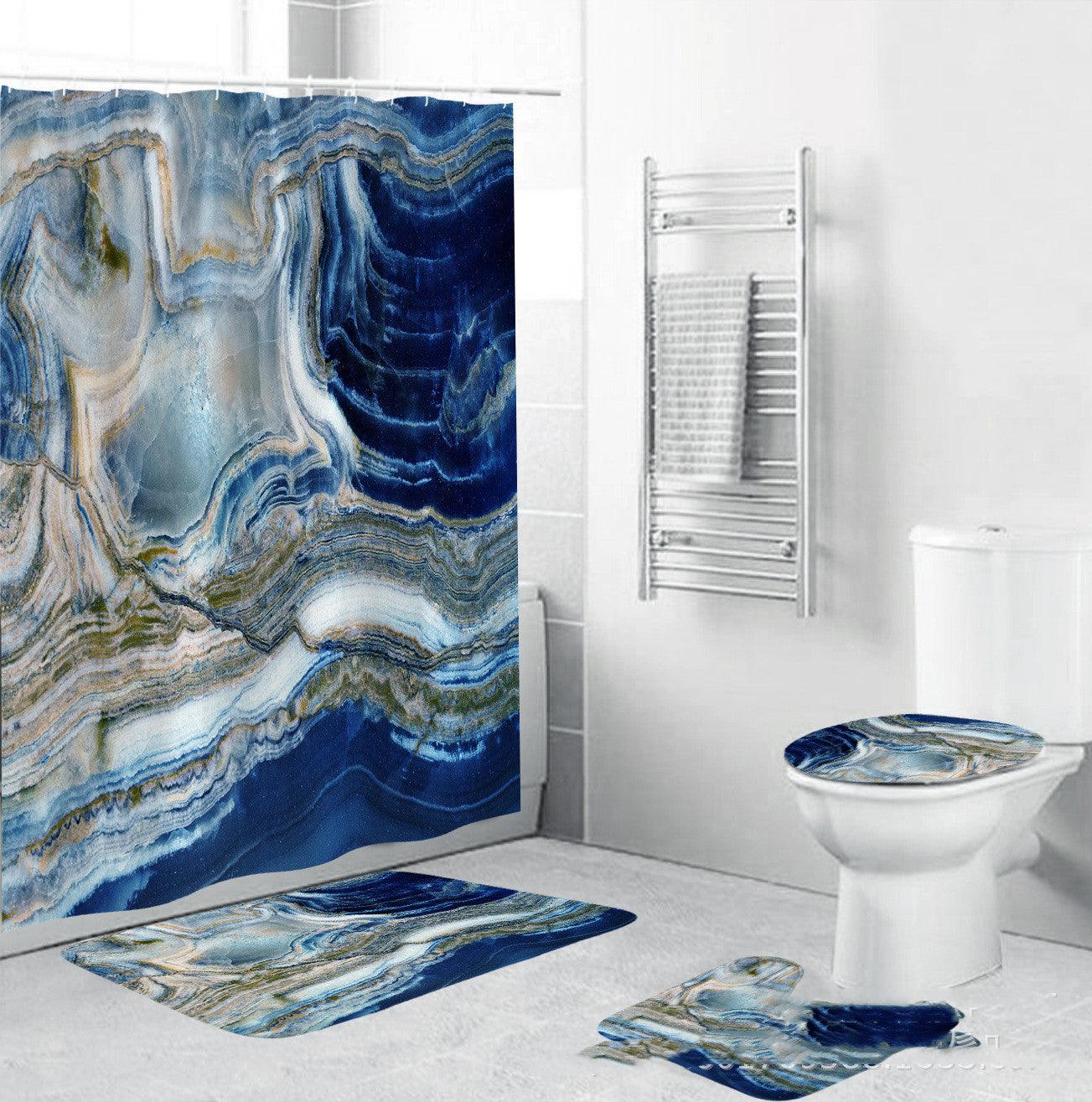 Shower curtain shower cover waterproof shower curtain fabric - Pacisia