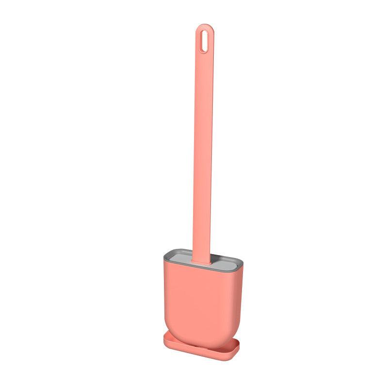 Silicone No Dead Angle Wash Toilet Brush Set - Pacisia