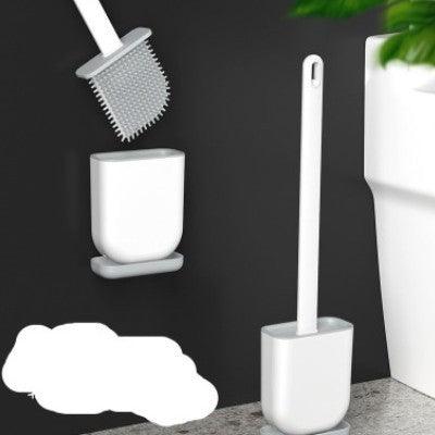 Silicone No Dead Angle Wash Toilet Brush Set - Pacisia