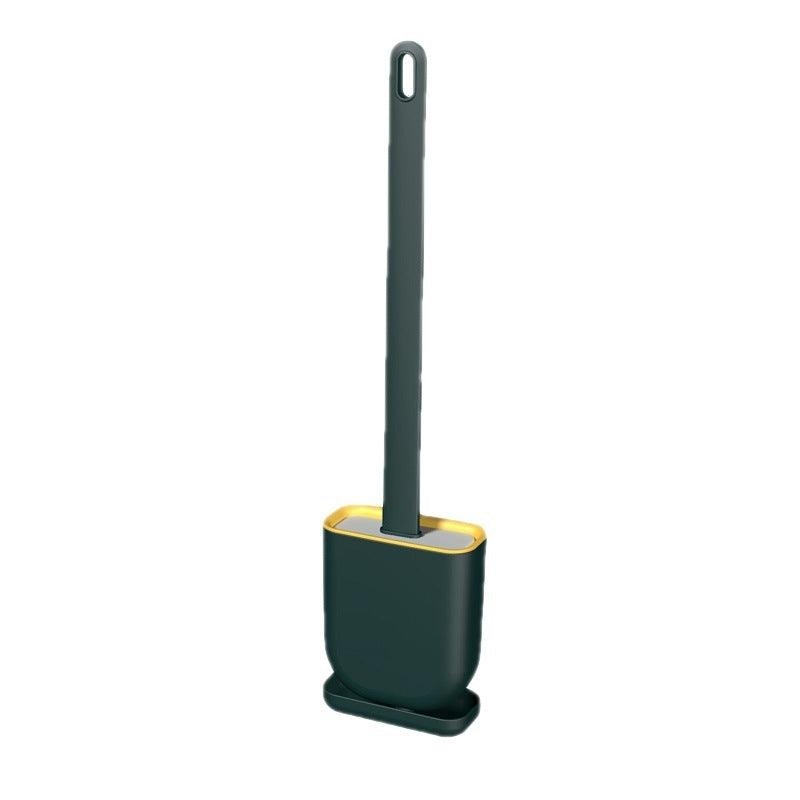 Silicone No Dead Angle Wash Toilet Brush Set - Pacisia