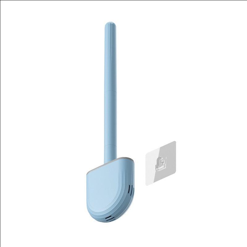 Silicone Toilet Brush Wall-mounted Home Wall Mount Toilet Brush Cleaning Brush Toilet - Pacisia
