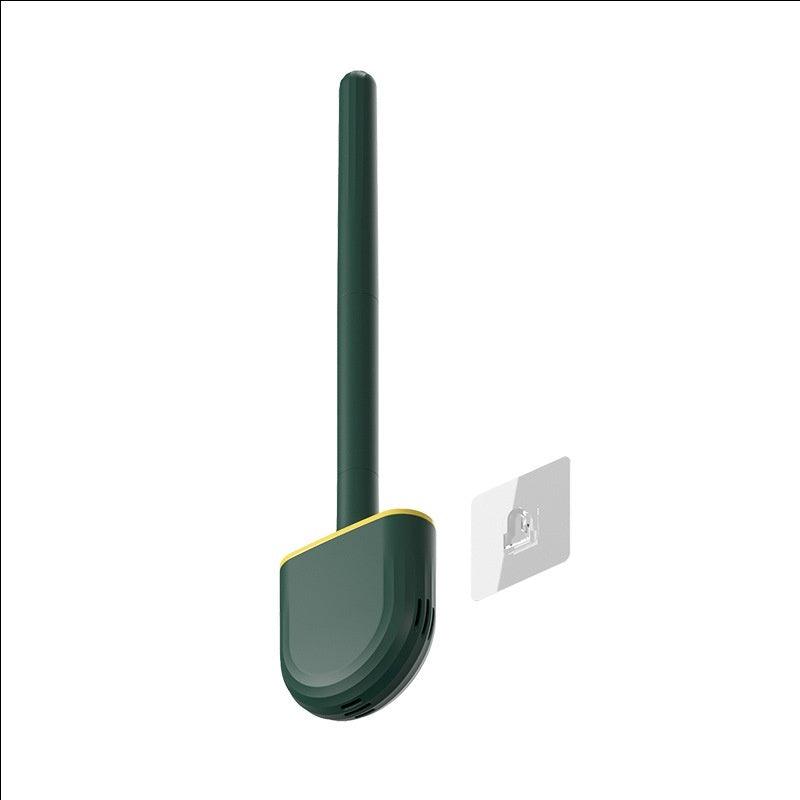 Silicone Toilet Brush Wall-mounted Home Wall Mount Toilet Brush Cleaning Brush Toilet - Pacisia