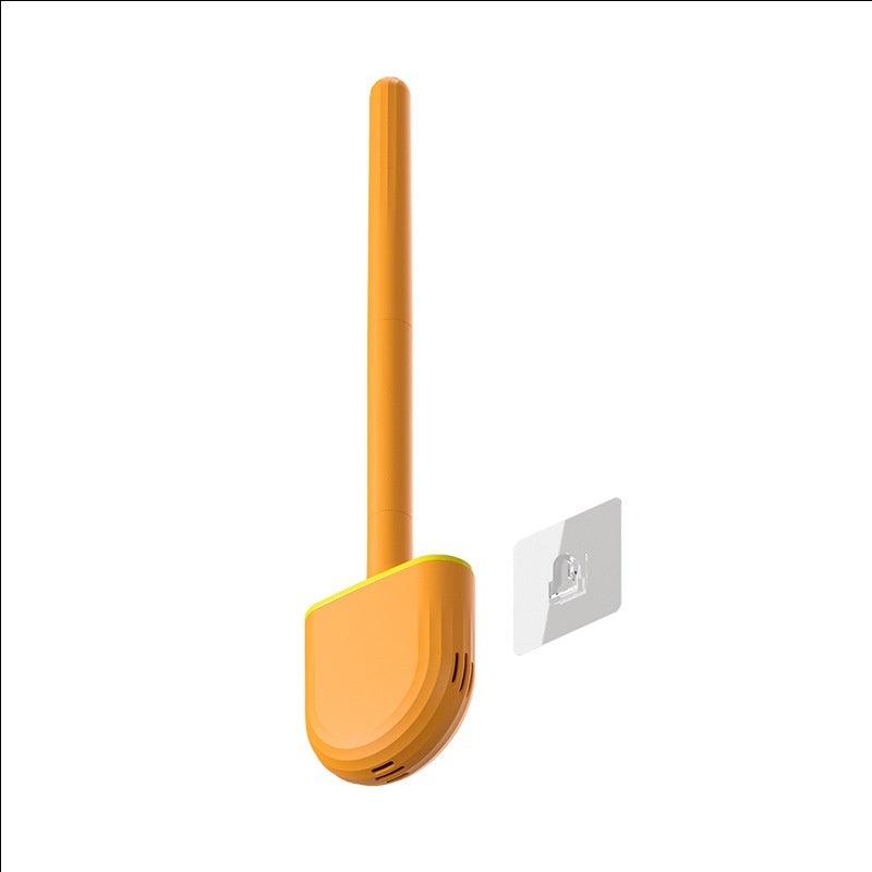 Silicone Toilet Brush Wall-mounted Home Wall Mount Toilet Brush Cleaning Brush Toilet - Pacisia