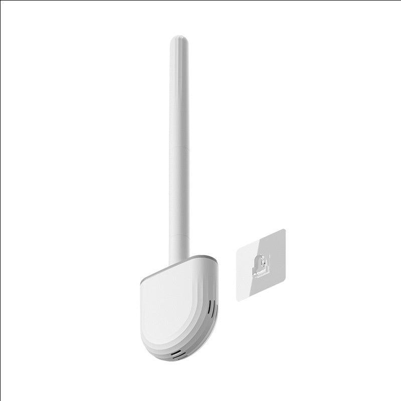 Silicone Toilet Brush Wall-mounted Home Wall Mount Toilet Brush Cleaning Brush Toilet - Pacisia