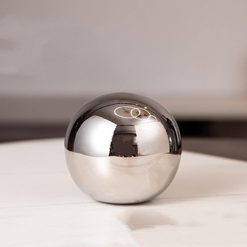 Silver Plating Irregular Ceramic Vase - Pacisia
