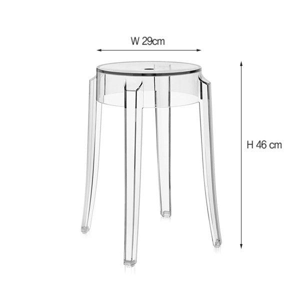 Simple Acrylic Transparent Small Coffee Table - Pacisia