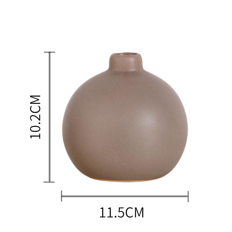 Simple Black And White Ceramic Vase For Home Decoration - Pacisia