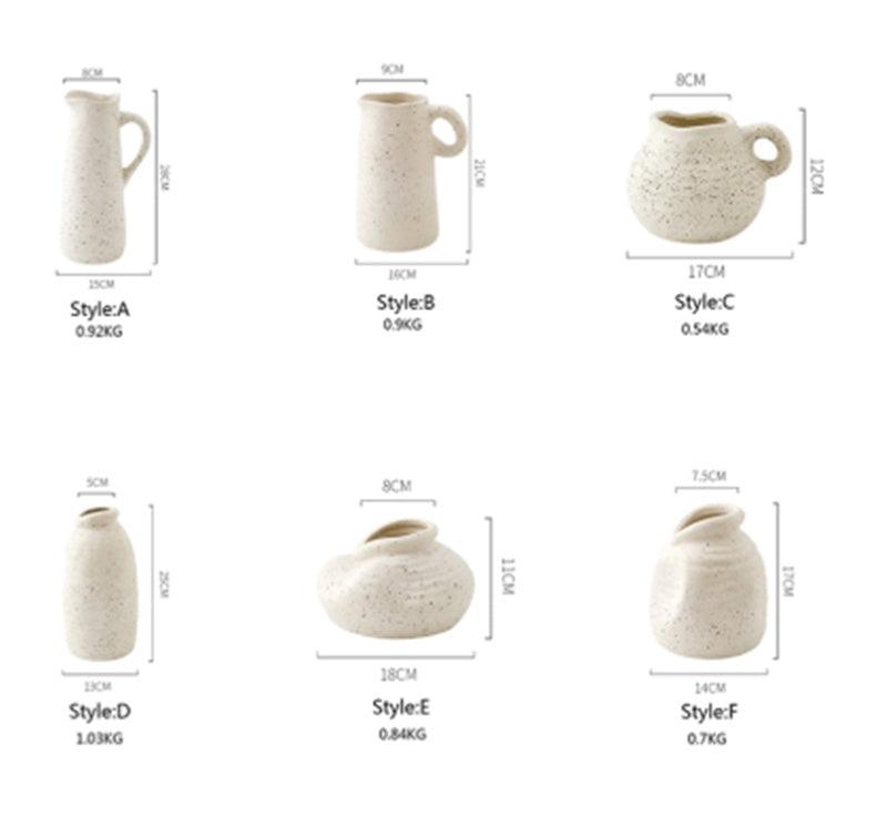 Simple Dried Flower Vase Living Room Soft Decoration Home Decoration Ornaments - Pacisia