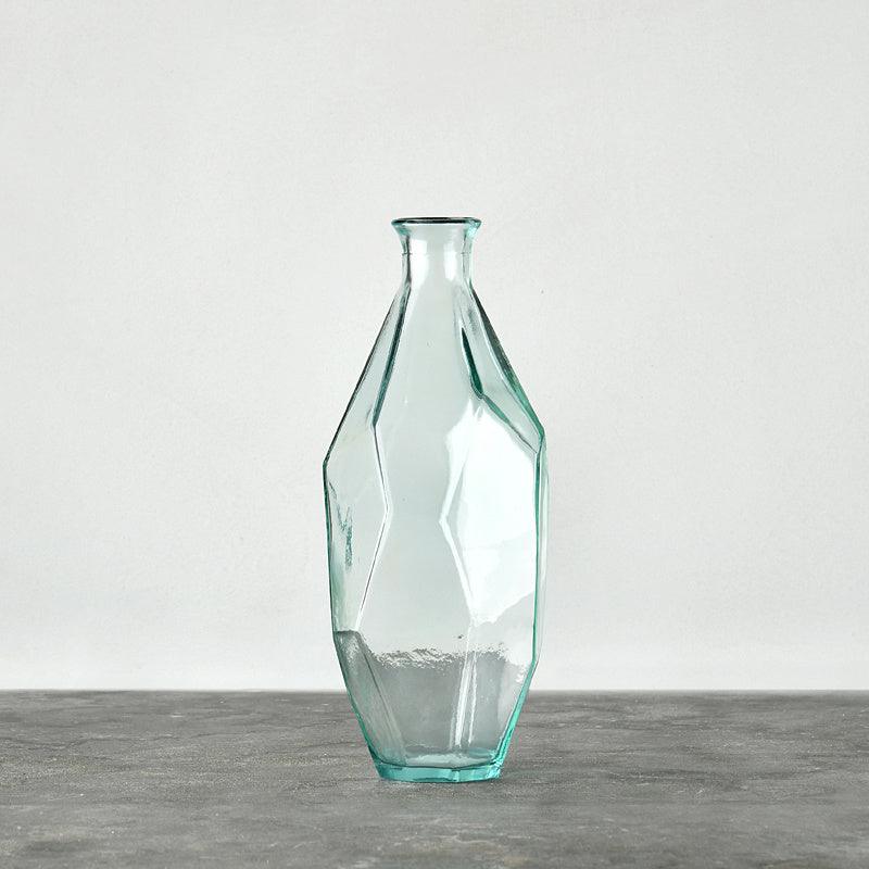 Simple Environmental Protection Handmade Glass Polygonal Vase Flower Insert - Pacisia