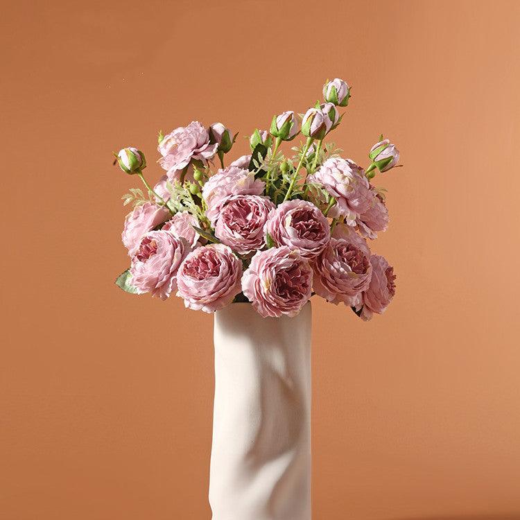 Simple Flower Arrangement Nordic Creative Ceramic Vase - Pacisia