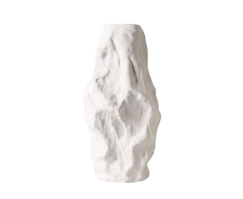 Simple Irregular Ceramic Creative Abstract Vase - Pacisia