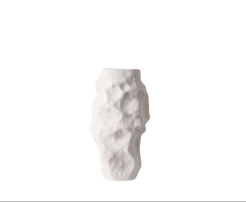 Simple Irregular Ceramic Creative Abstract Vase - Pacisia