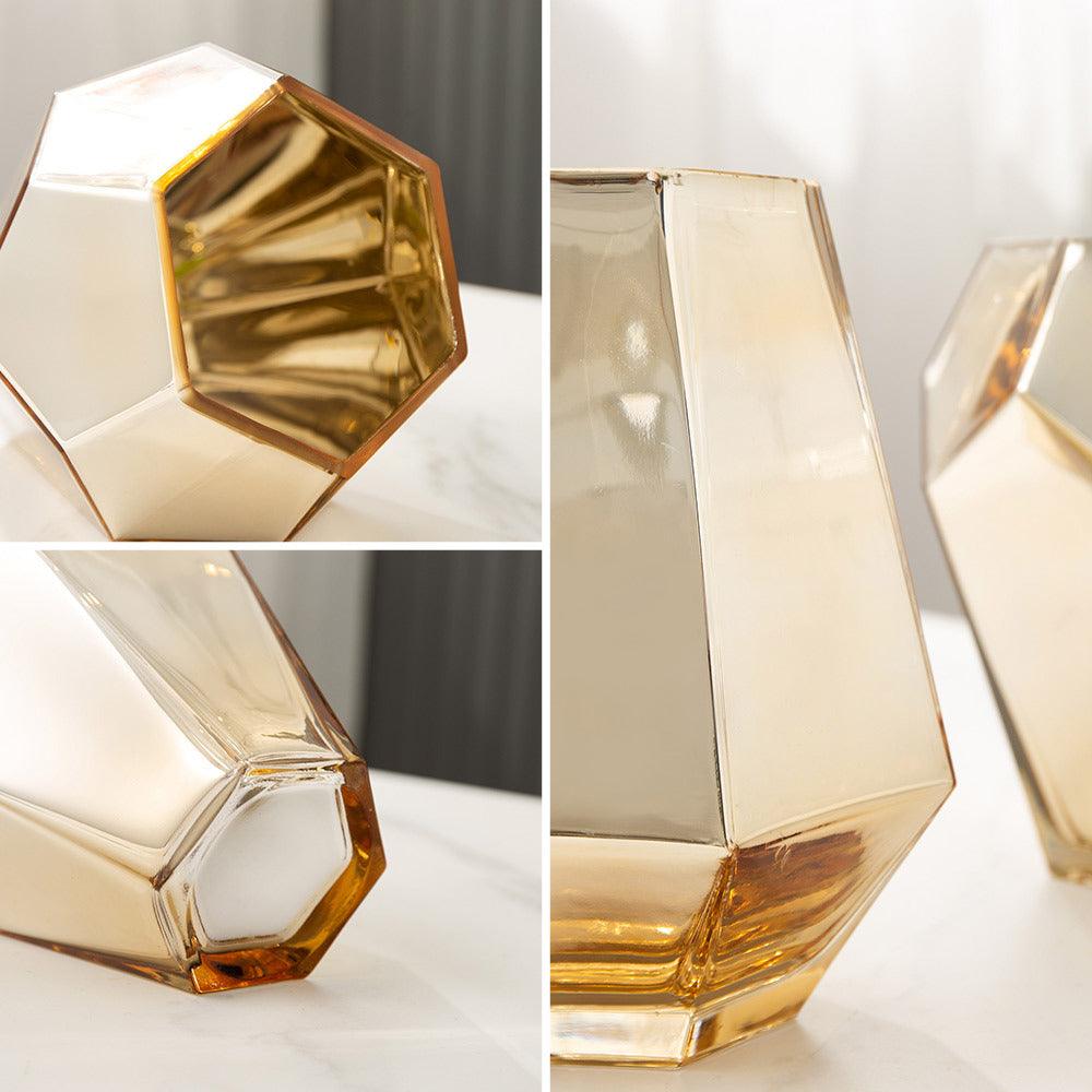 Simple Modern Restaurant Dried Flower Simulation Glass Vase - Pacisia