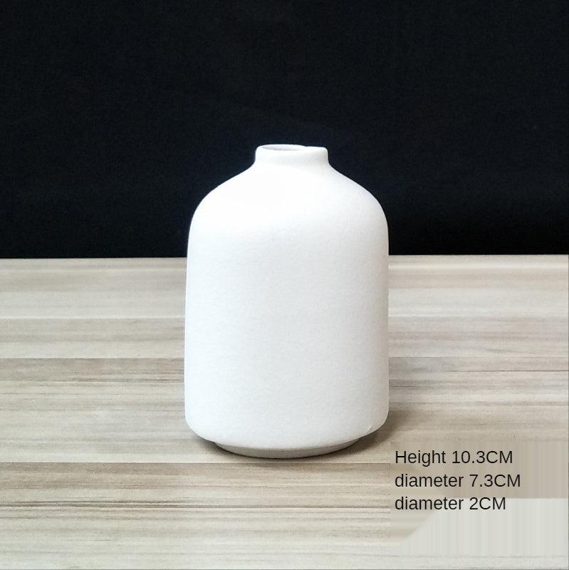 Simple Retro Frosted Ceramic Vase Creative Home Decoration - Pacisia