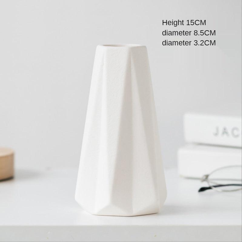 Simple Retro Frosted Ceramic Vase Creative Home Decoration - Pacisia