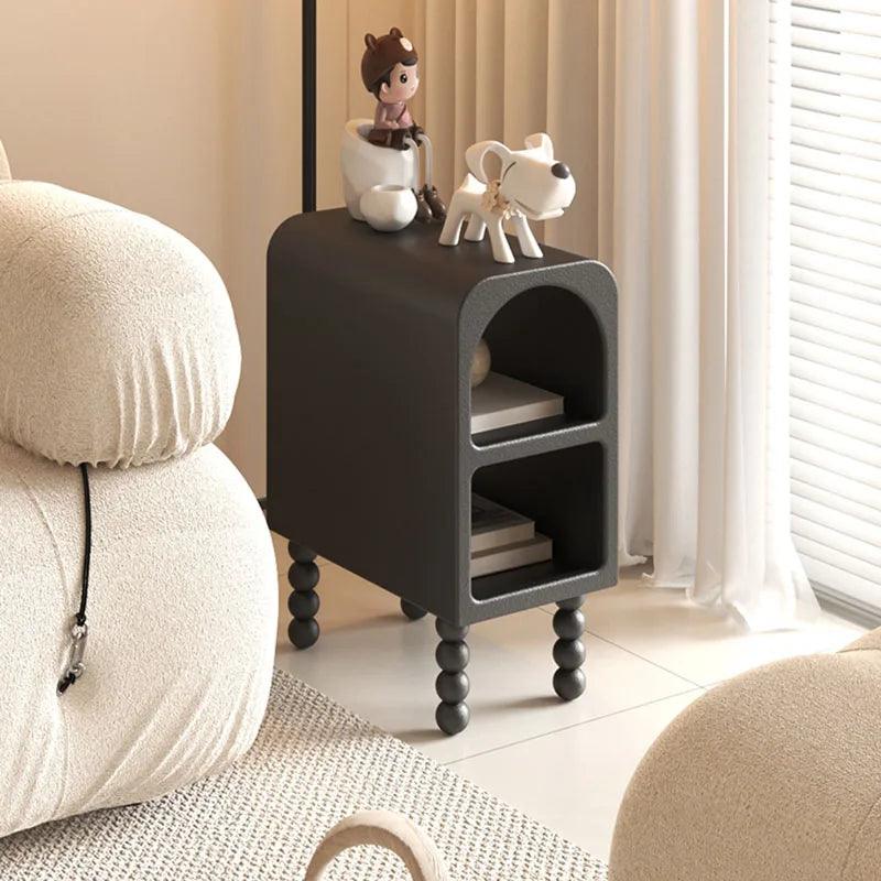 Simple Rustic Nightstands Black Center Pretty Luxury Minimalist Bedside Table Minimalist Organizers Table De Chevet Furnitures - Pacisia