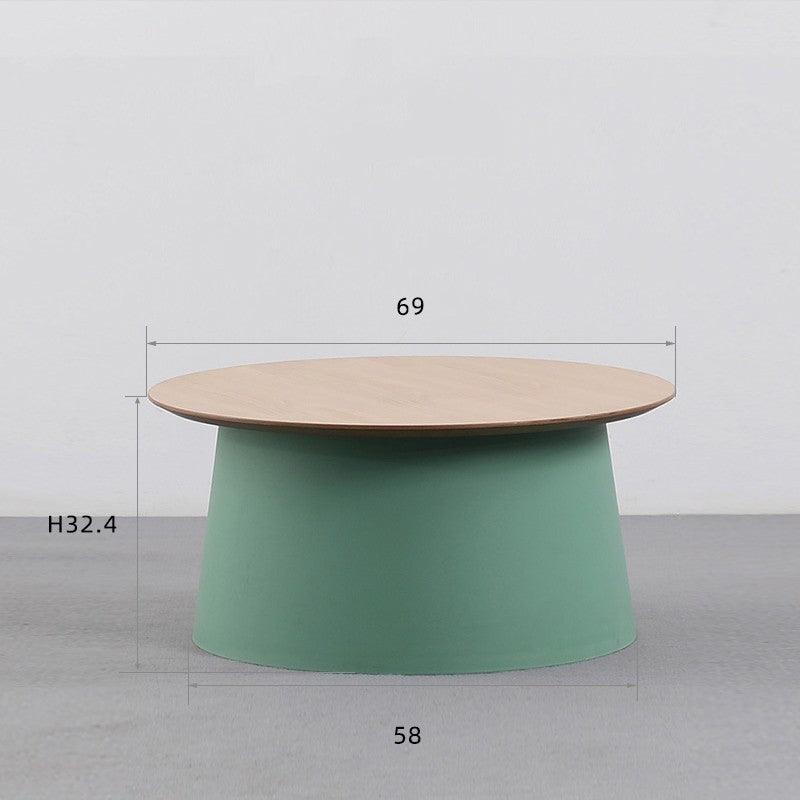 Simple Solid Wood Tea Table Living Room Simple Round Tea Table Sofa Edge Several - Pacisia