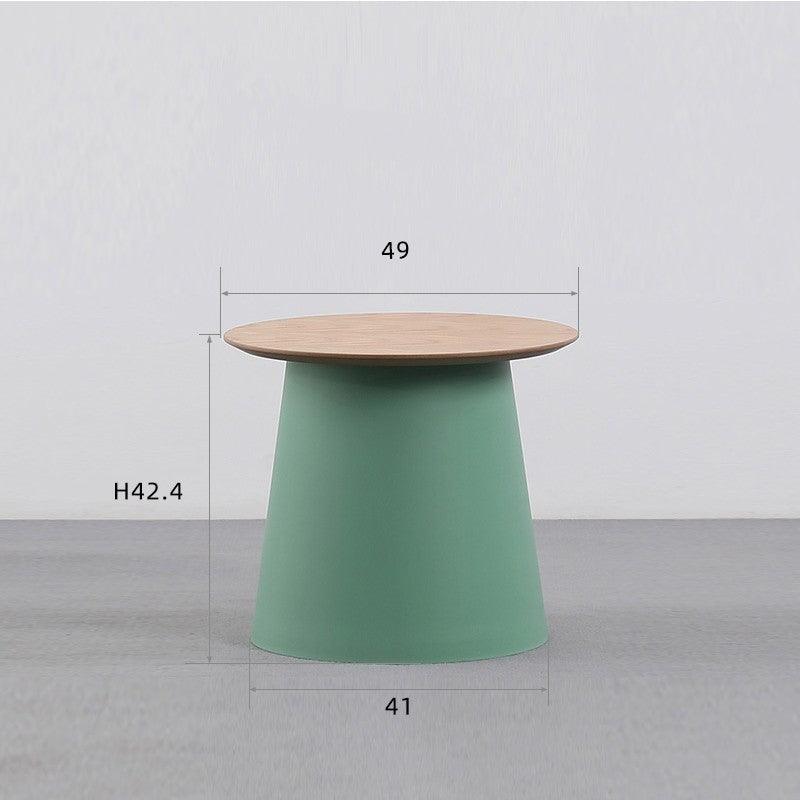 Simple Solid Wood Tea Table Living Room Simple Round Tea Table Sofa Edge Several - Pacisia