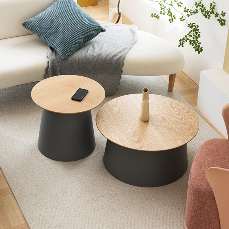 Simple Solid Wood Tea Table Living Room Simple Round Tea Table Sofa Edge Several - Pacisia