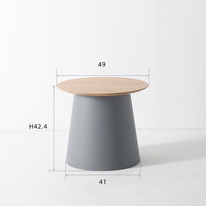 Simple Solid Wood Tea Table Living Room Simple Round Tea Table Sofa Edge Several - Pacisia