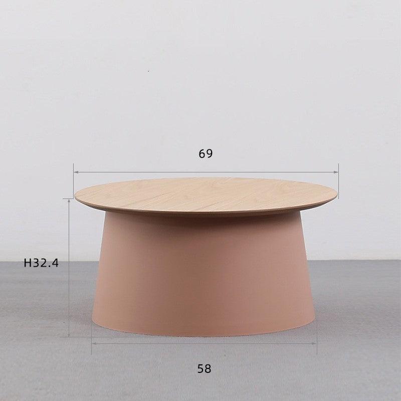 Simple Solid Wood Tea Table Living Room Simple Round Tea Table Sofa Edge Several - Pacisia