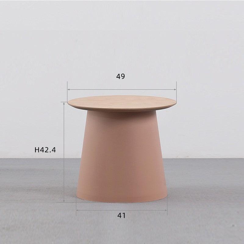 Simple Solid Wood Tea Table Living Room Simple Round Tea Table Sofa Edge Several - Pacisia