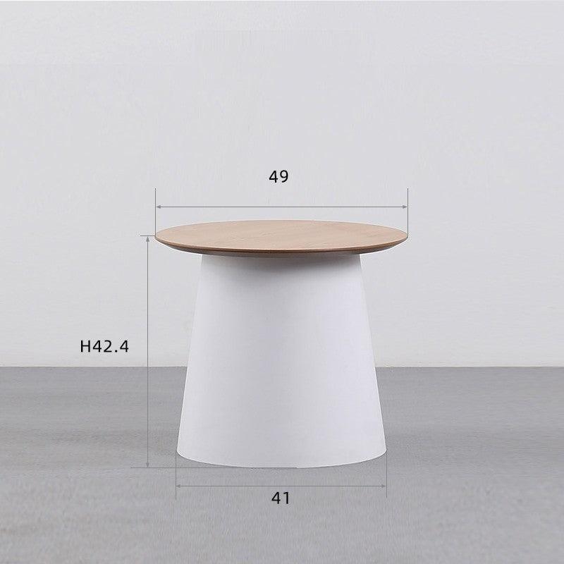 Simple Solid Wood Tea Table Living Room Simple Round Tea Table Sofa Edge Several - Pacisia