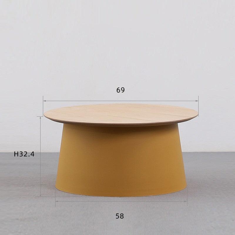 Simple Solid Wood Tea Table Living Room Simple Round Tea Table Sofa Edge Several - Pacisia
