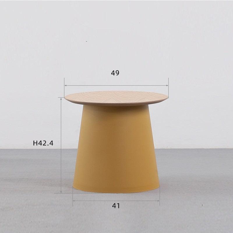 Simple Solid Wood Tea Table Living Room Simple Round Tea Table Sofa Edge Several - Pacisia