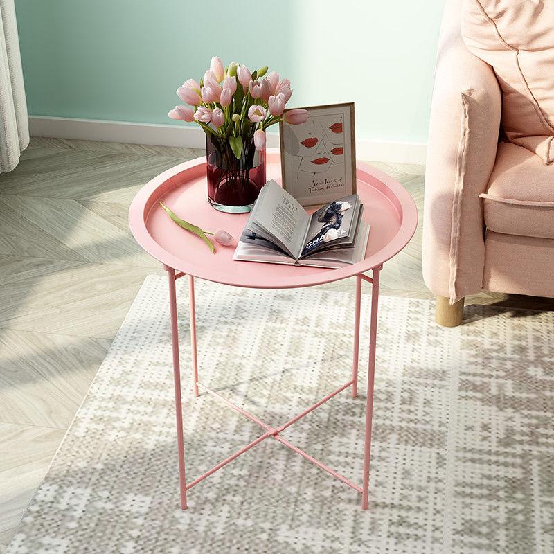 Simple Wrought Iron Small Coffee Tray Table Side A Few Functions - Pacisia