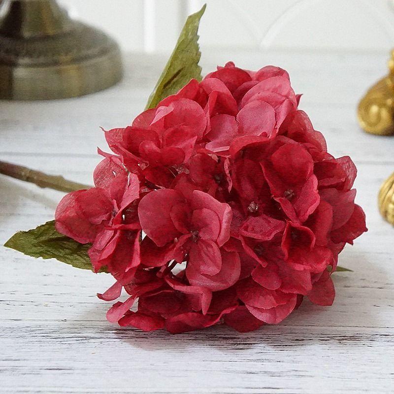 Single Hydrangea Artificial Flower Bouquet Ornaments - Pacisia