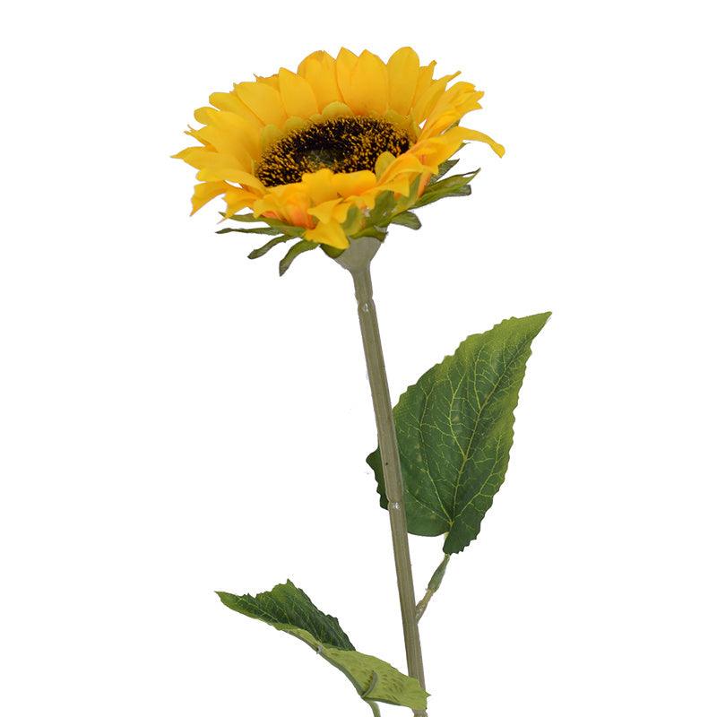 Single Sunflower Artificial Flower Decoration Silk Ornaments - Pacisia