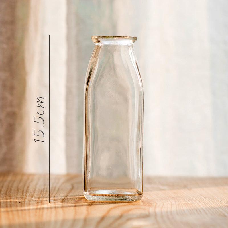 Small Glassware Vase Small Mouth Storage - Pacisia