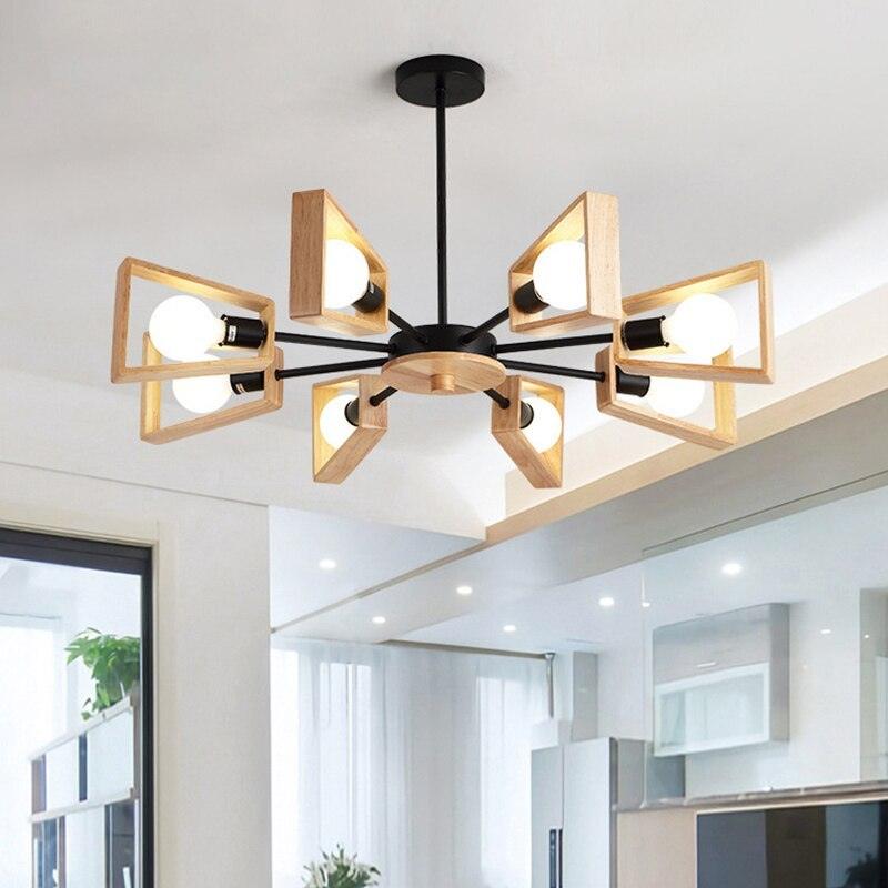 Solid wood bedroom Chandelier - Pacisia