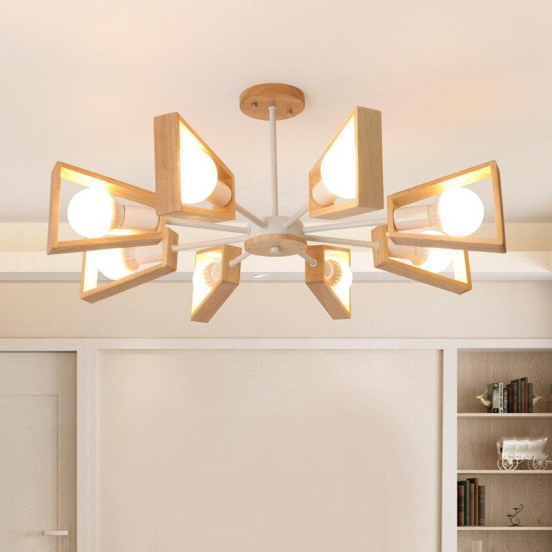 Solid wood bedroom Chandelier - Pacisia