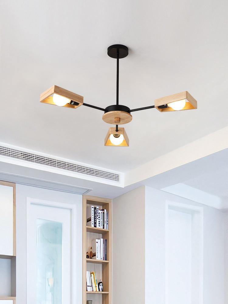 Solid wood bedroom Chandelier - Pacisia