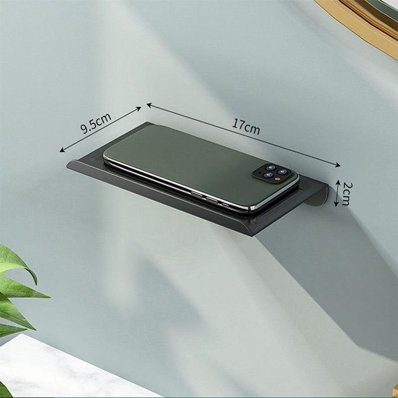 Space Aluminum Thickened Bathroom Mobile Phone Holder Toilet Roll Paper Towel - Pacisia