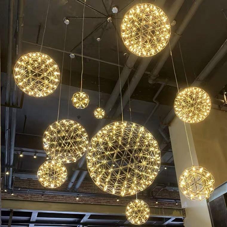 Spark Ball Restaurant Full Sky Star Chandelier - Pacisia