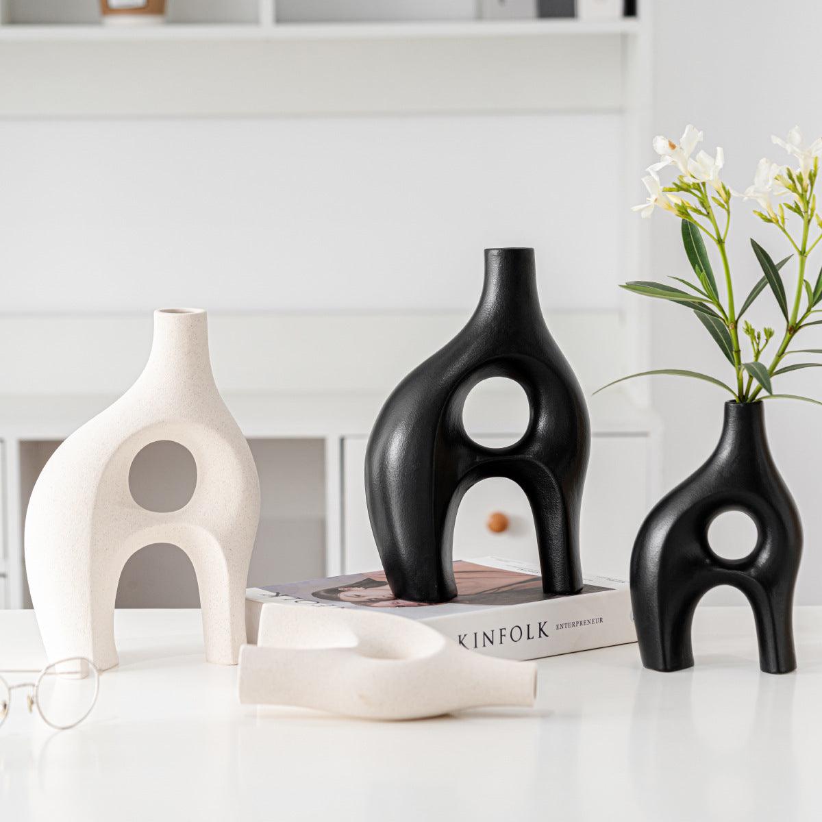 Special-shaped Creative Simple Ceramic Vase - Pacisia
