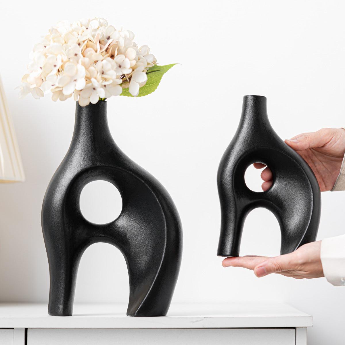 Special-shaped Creative Simple Ceramic Vase - Pacisia