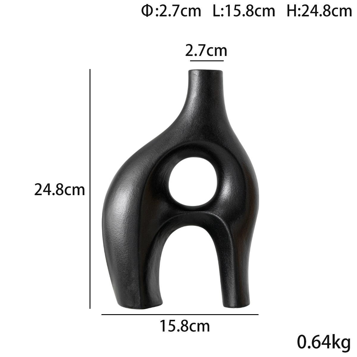Special-shaped Creative Simple Ceramic Vase - Pacisia