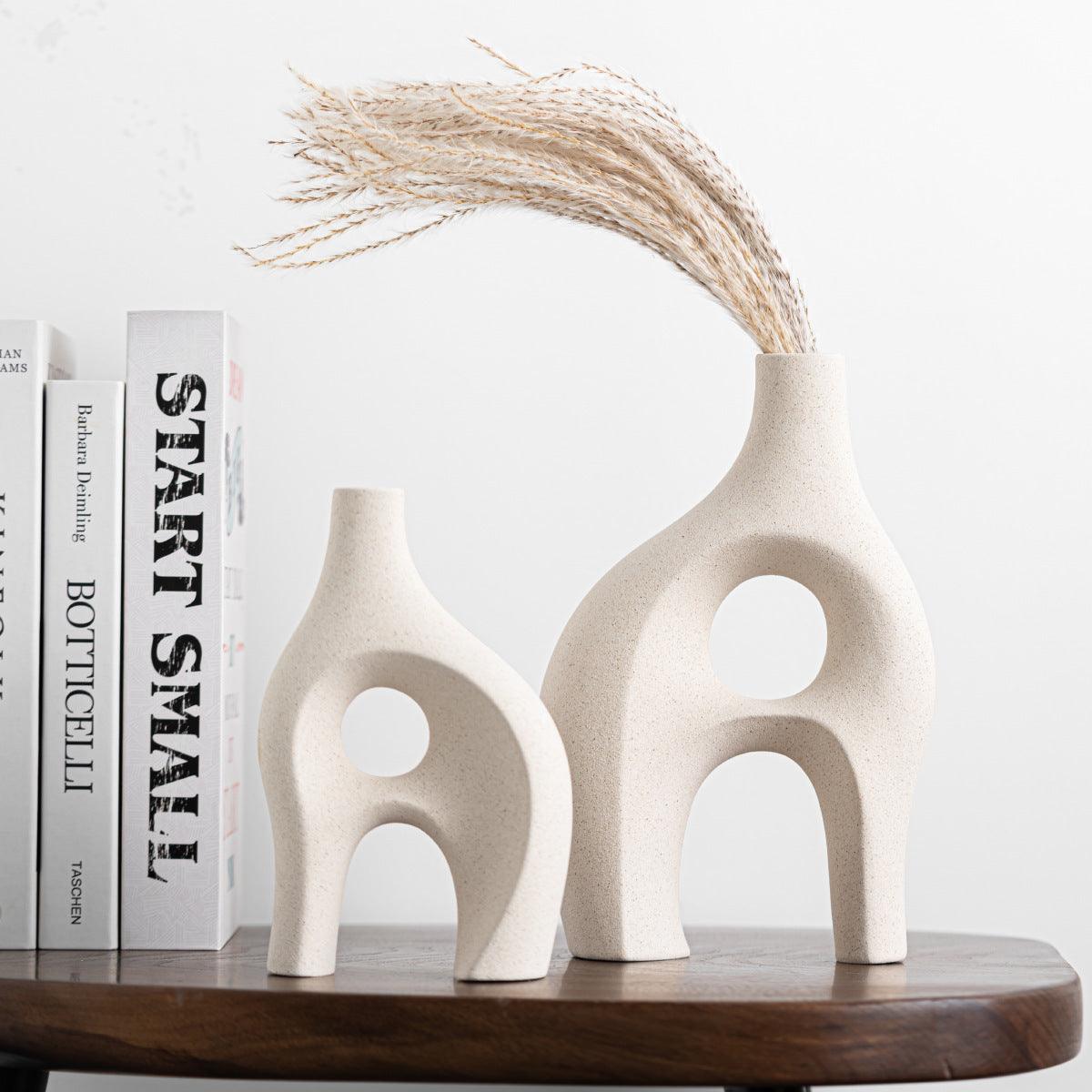 Special-shaped Creative Simple Ceramic Vase - Pacisia
