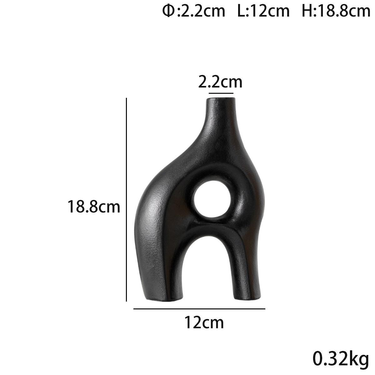 Special-shaped Creative Simple Ceramic Vase - Pacisia