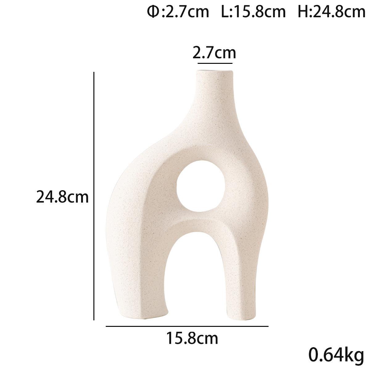 Special-shaped Creative Simple Ceramic Vase - Pacisia